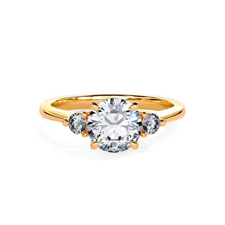 Lyla Round Trilogy Engagement ring