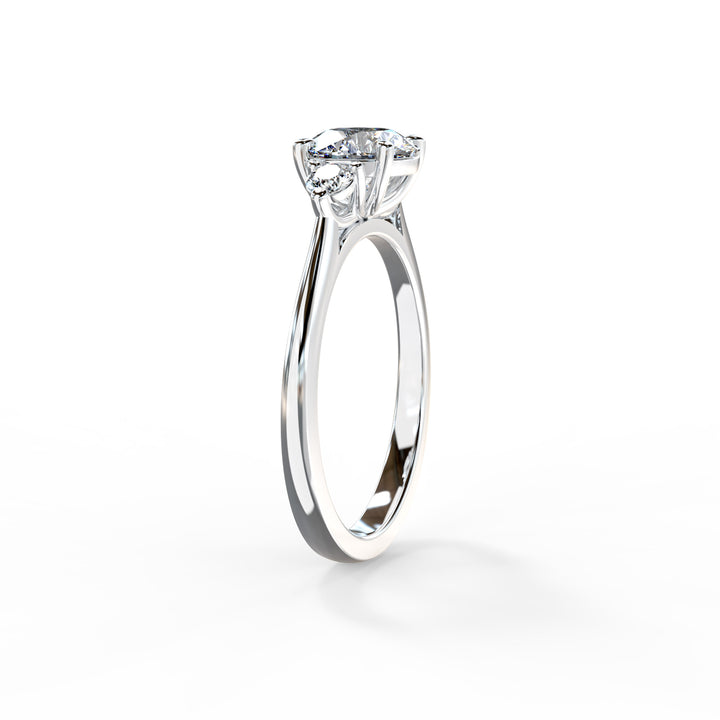 Lyla Round Trilogy Engagement ring