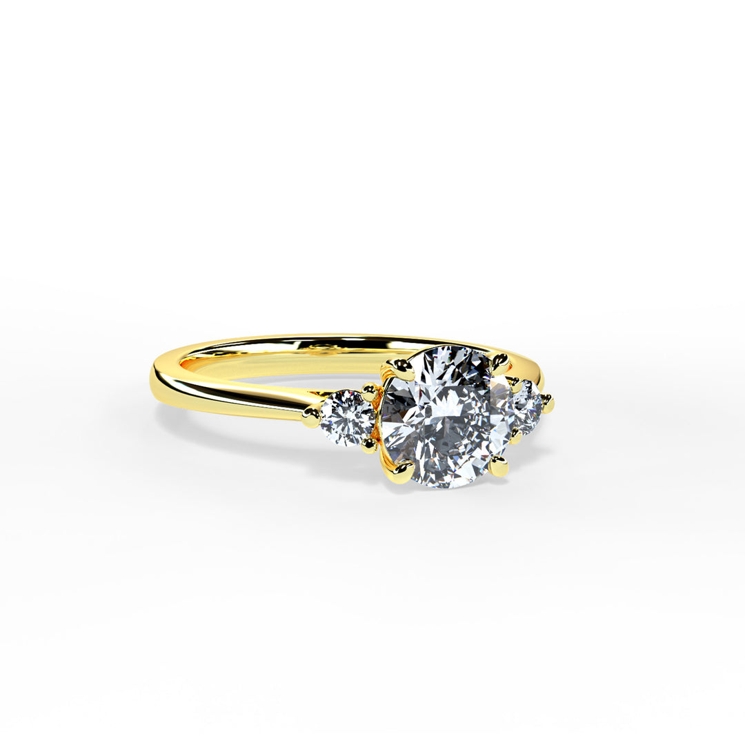 Lyla Round Trilogy Engagement ring