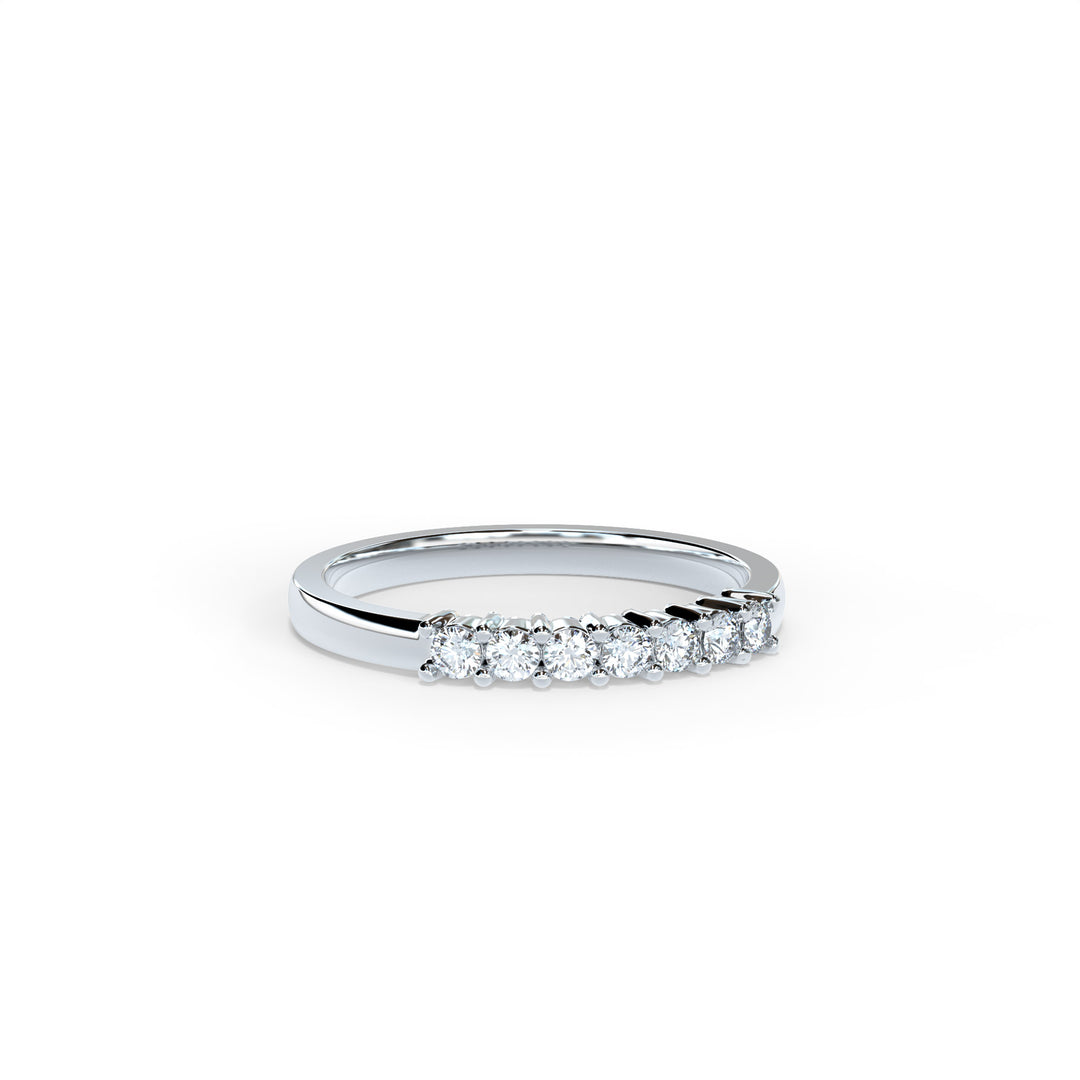 Marina Round Diamond Ring Wedding Band
