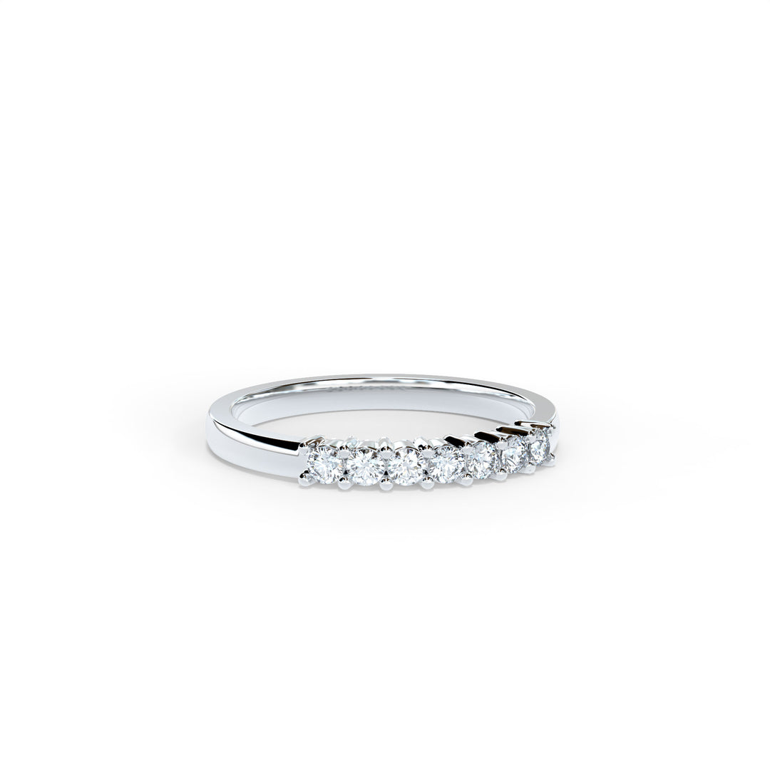 Marina Round Diamond Ring Wedding Band