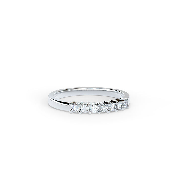 Marina Round Diamond Ring Wedding Band