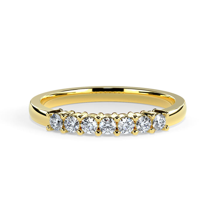 Marina Round Diamond Ring Wedding Band