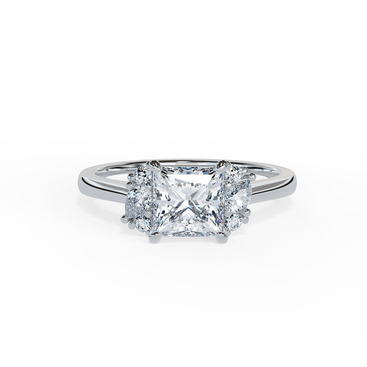 Nora Princess Cluster Engagement ring