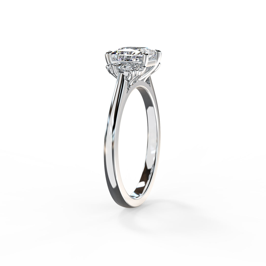 Nora Princess Cluster Engagement ring