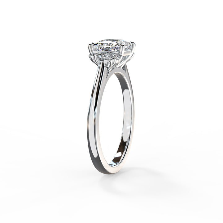 Nora Princess Cluster Engagement ring