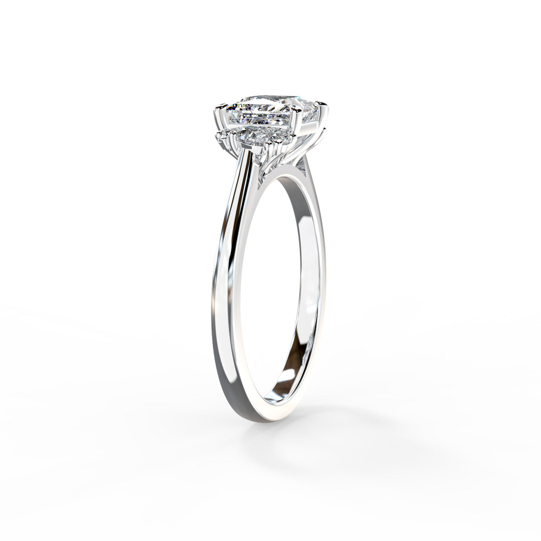 Nora Princess Cluster Engagement ring