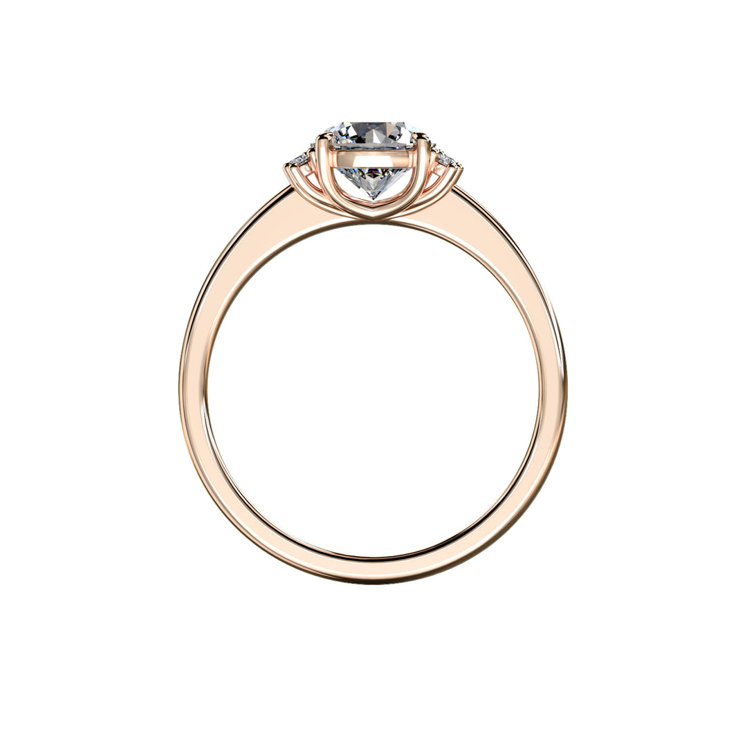 Piper Round Cluster Engagement ring