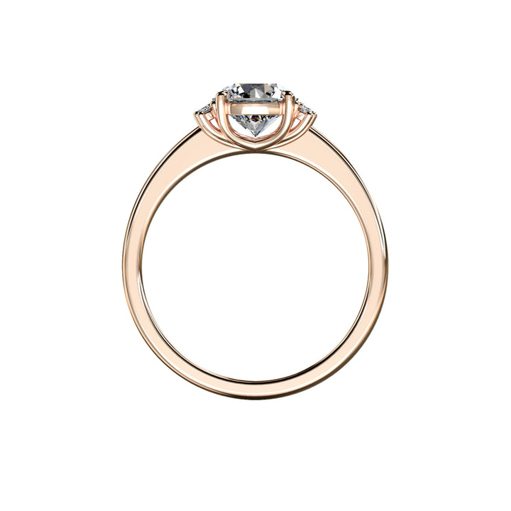 Piper Round Cluster Engagement ring