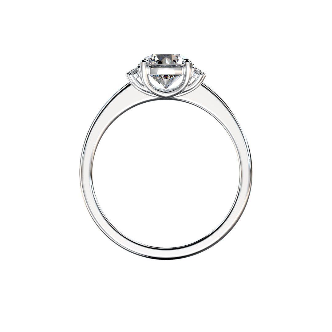 Piper Round Cluster Engagement ring