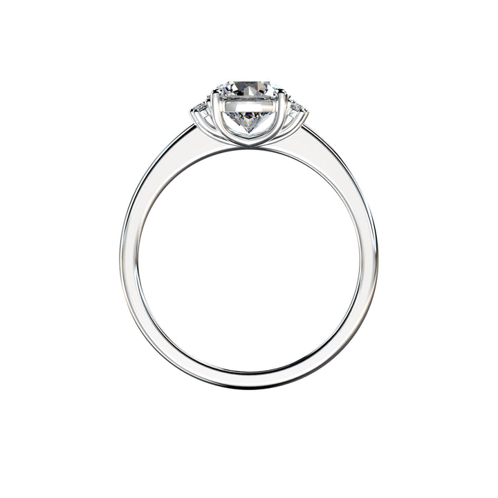 Piper Round Cluster Engagement ring