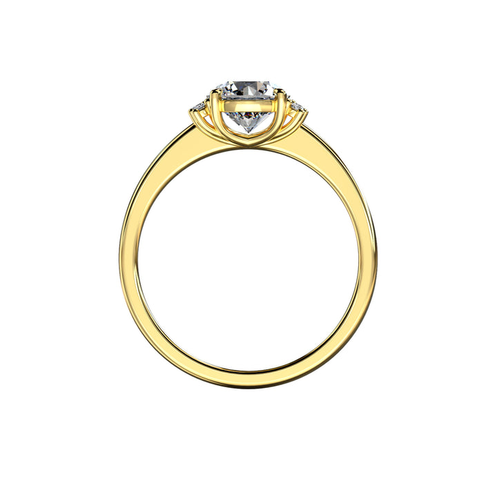 Piper Round Cluster Engagement ring