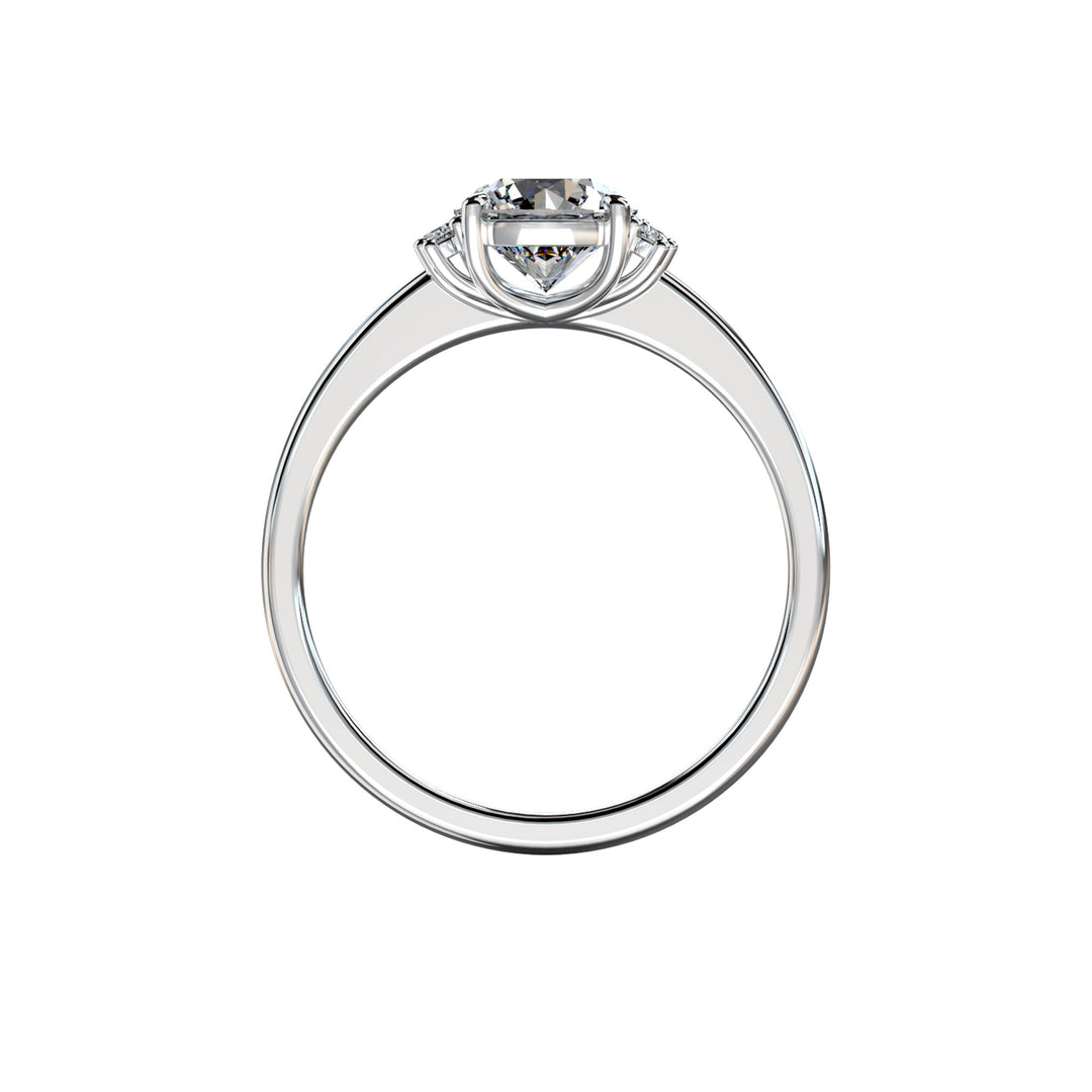 Piper Round Cluster Engagement ring