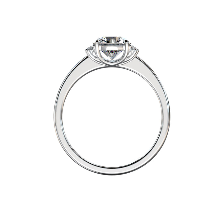 Piper Round Cluster Engagement ring