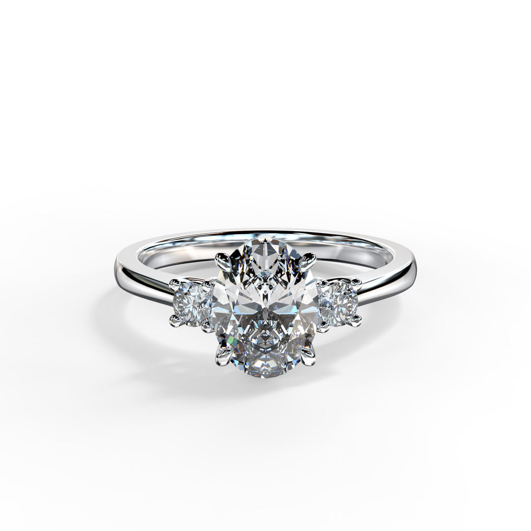 Alice Oval Trilogy Engagement ring