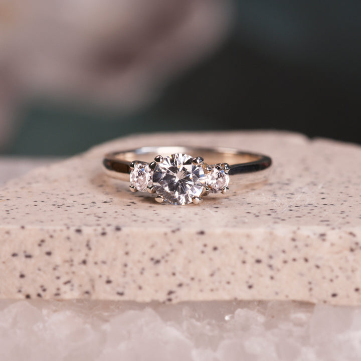 Alice Round Trilogy Engagement ring