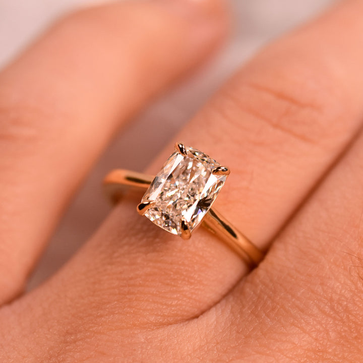 Amelia Cushion Engagement ring