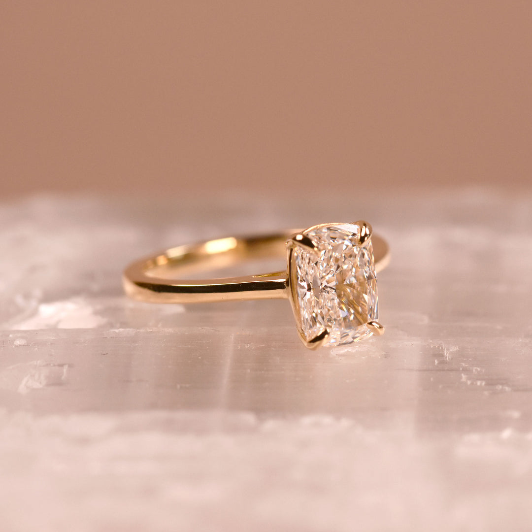 Amelia Cushion Engagement ring