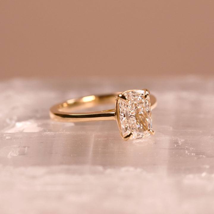 Amelia Cushion Engagement ring