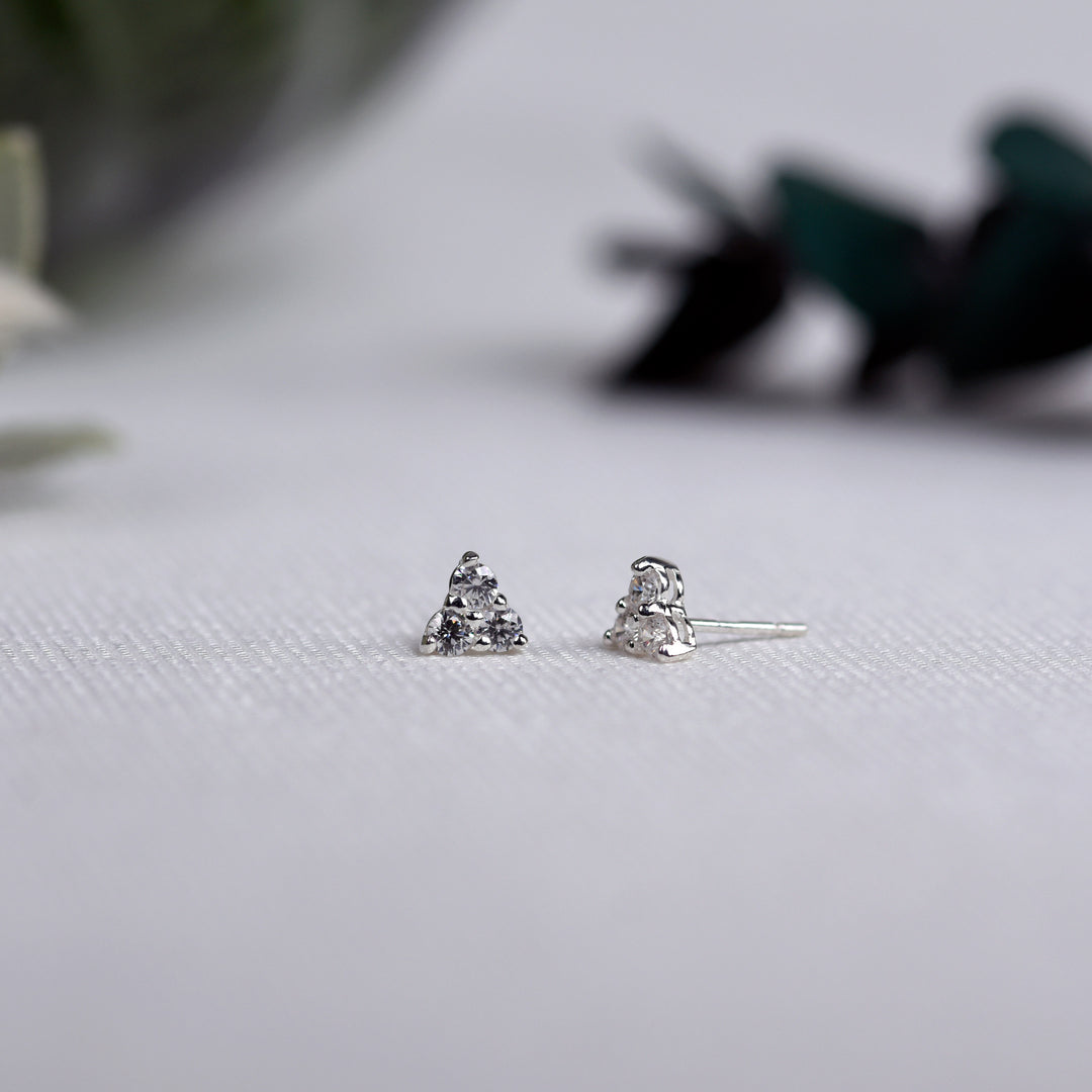 Anna Trilogy Diamond Earrings