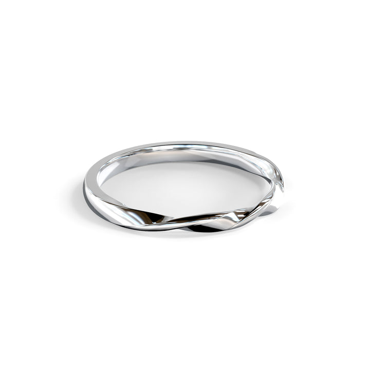 Bella Triple Twisted Top Wedding Band