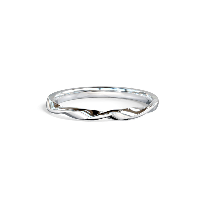 Bella Triple Twisted Top Wedding Band