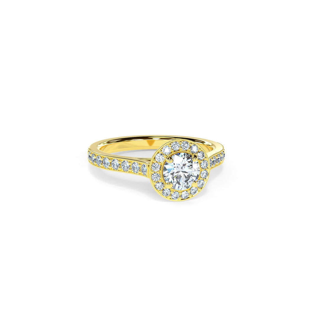 Clara Round diamond Halo