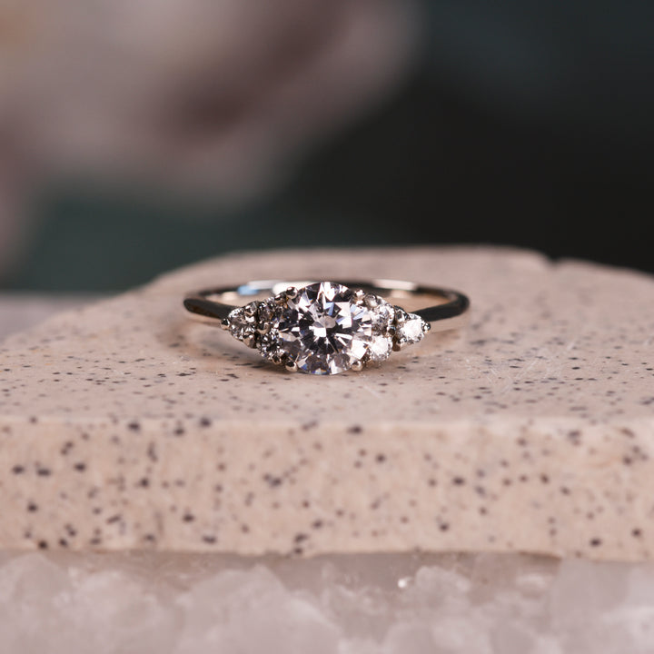 Laya Round Cluster Engagement ring