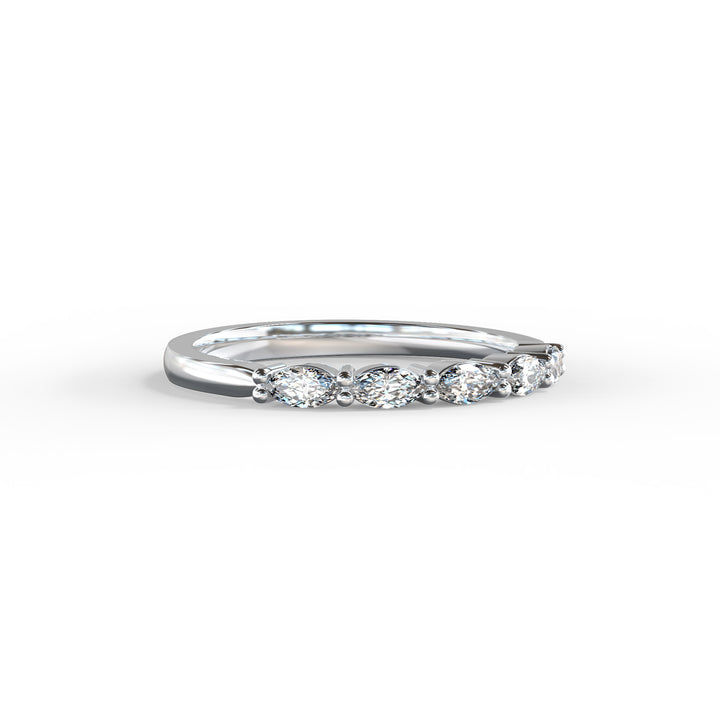 Mell Marquise Diamond Ring Wedding Band