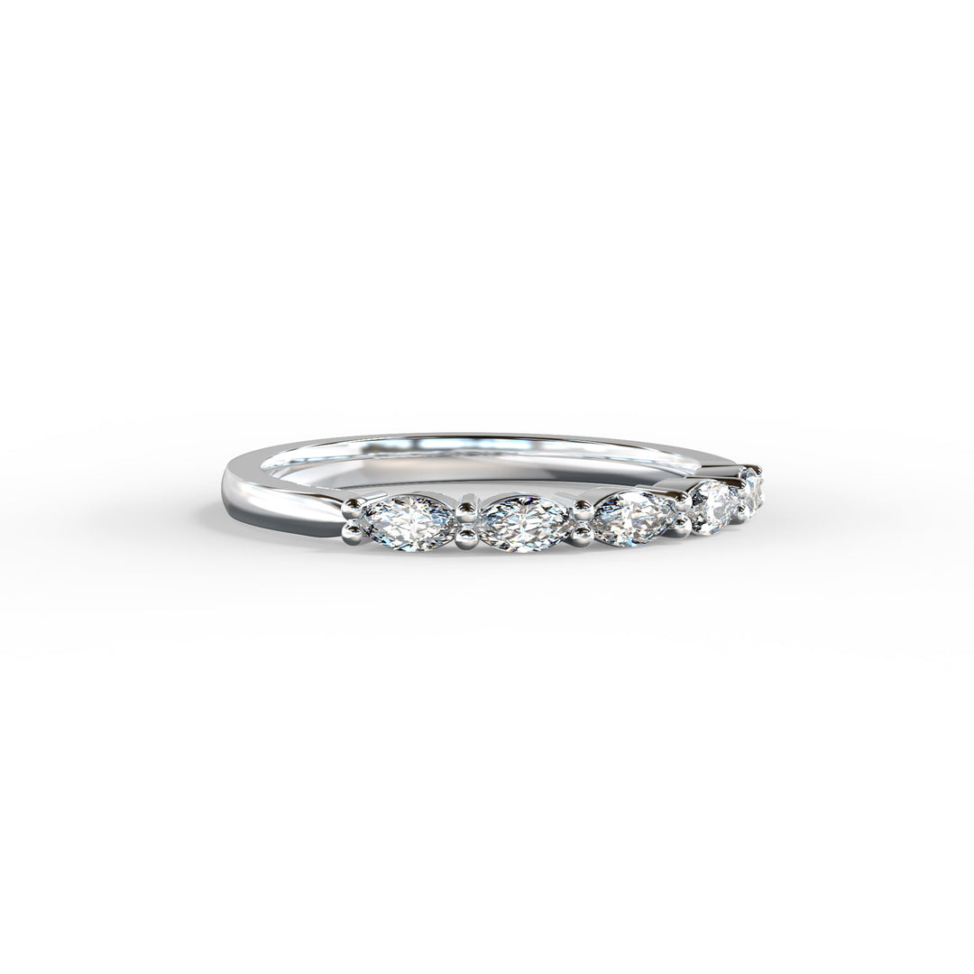 Mell Marquise Diamond Ring Wedding Band