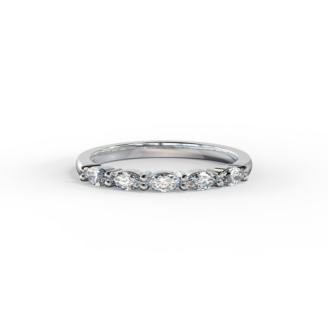 Mell Marquise Diamond Ring Wedding Band