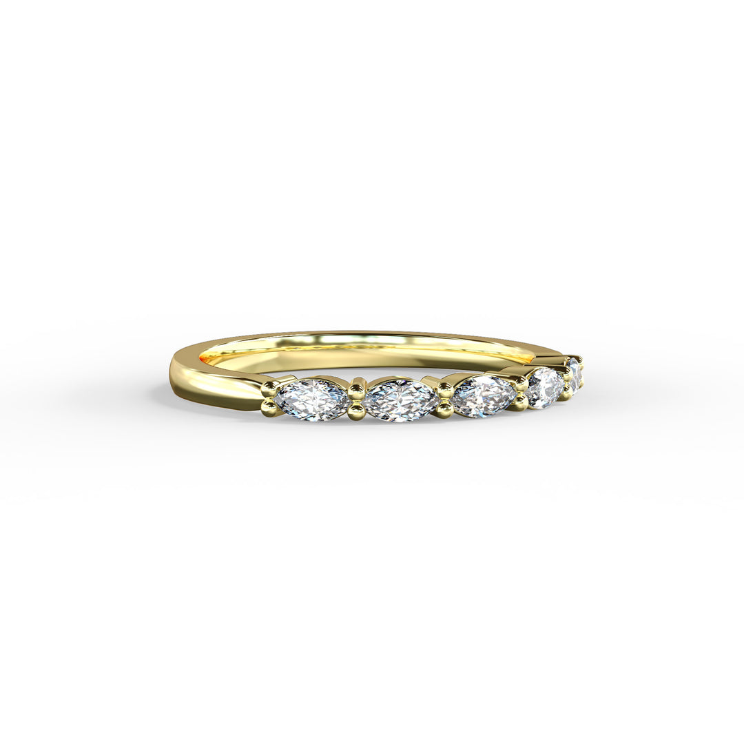 Mell Marquise Diamond Ring Wedding Band