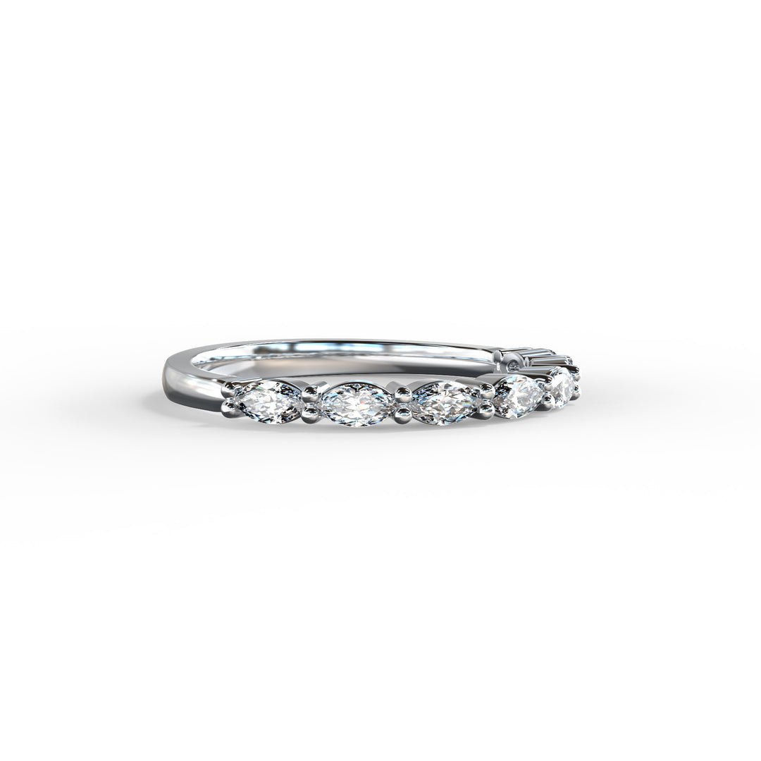 Mell Marquise Diamond Ring Wedding Band