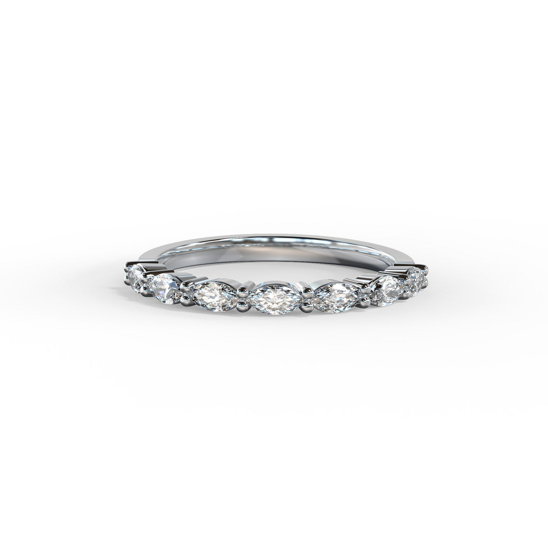 Mell Marquise Diamond Ring Wedding Band