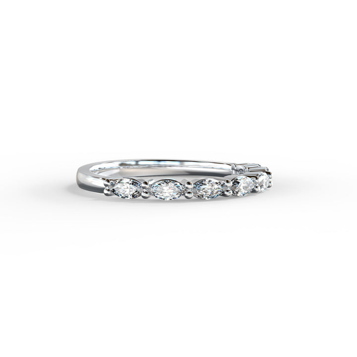 Mell Marquise Diamond Ring Wedding Band