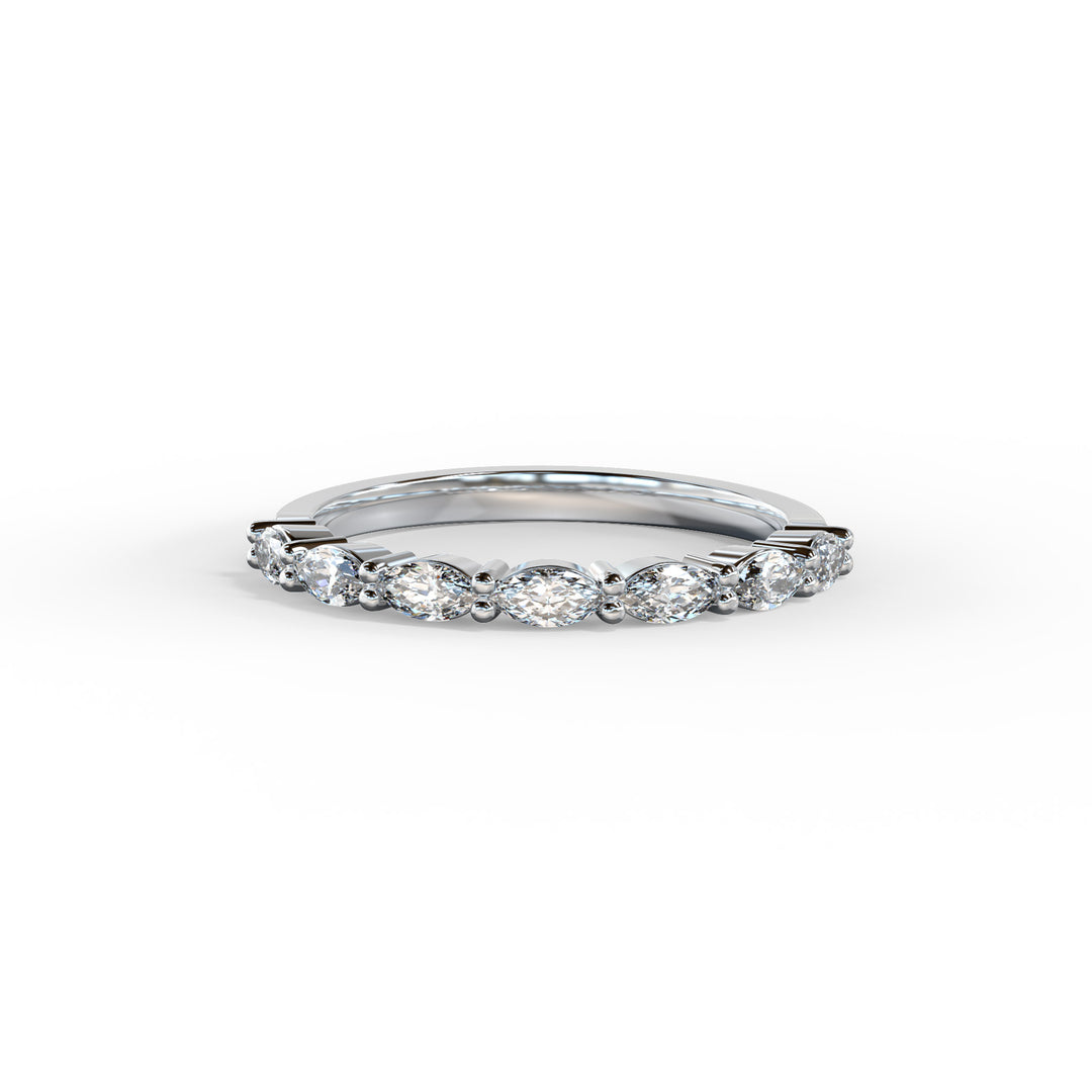 Mell Marquise Diamond Ring Wedding Band