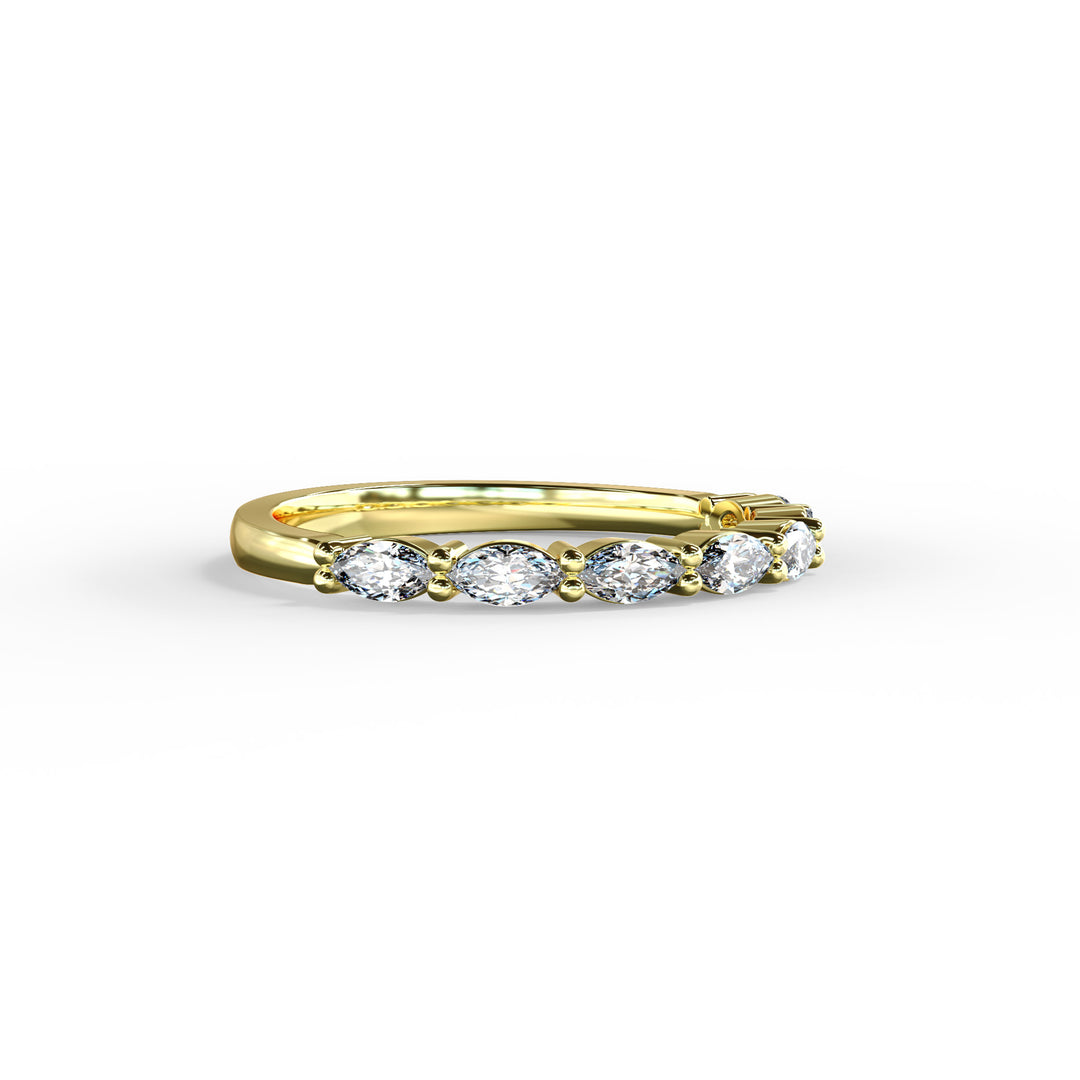 Mell Marquise Diamond Ring Wedding Band