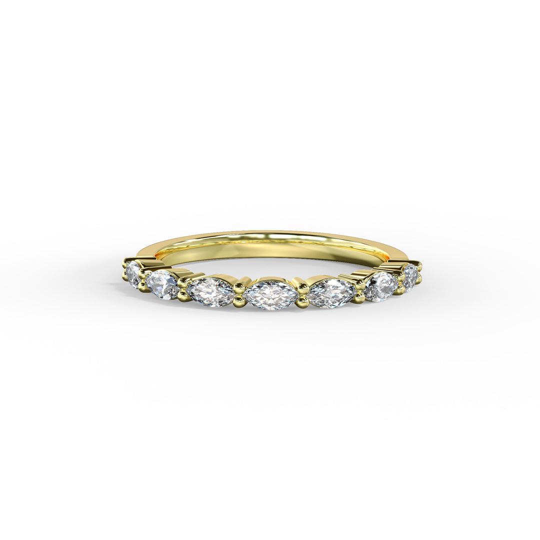 Mell Marquise Diamond Ring Wedding Band